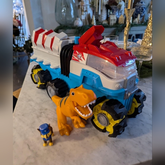 Paw Patrol, Dino Rescue Dino Patroller Team Vehicle with Chase and dino - Picture 1 of 6